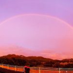 【Instagram】台風一過に二重の虹